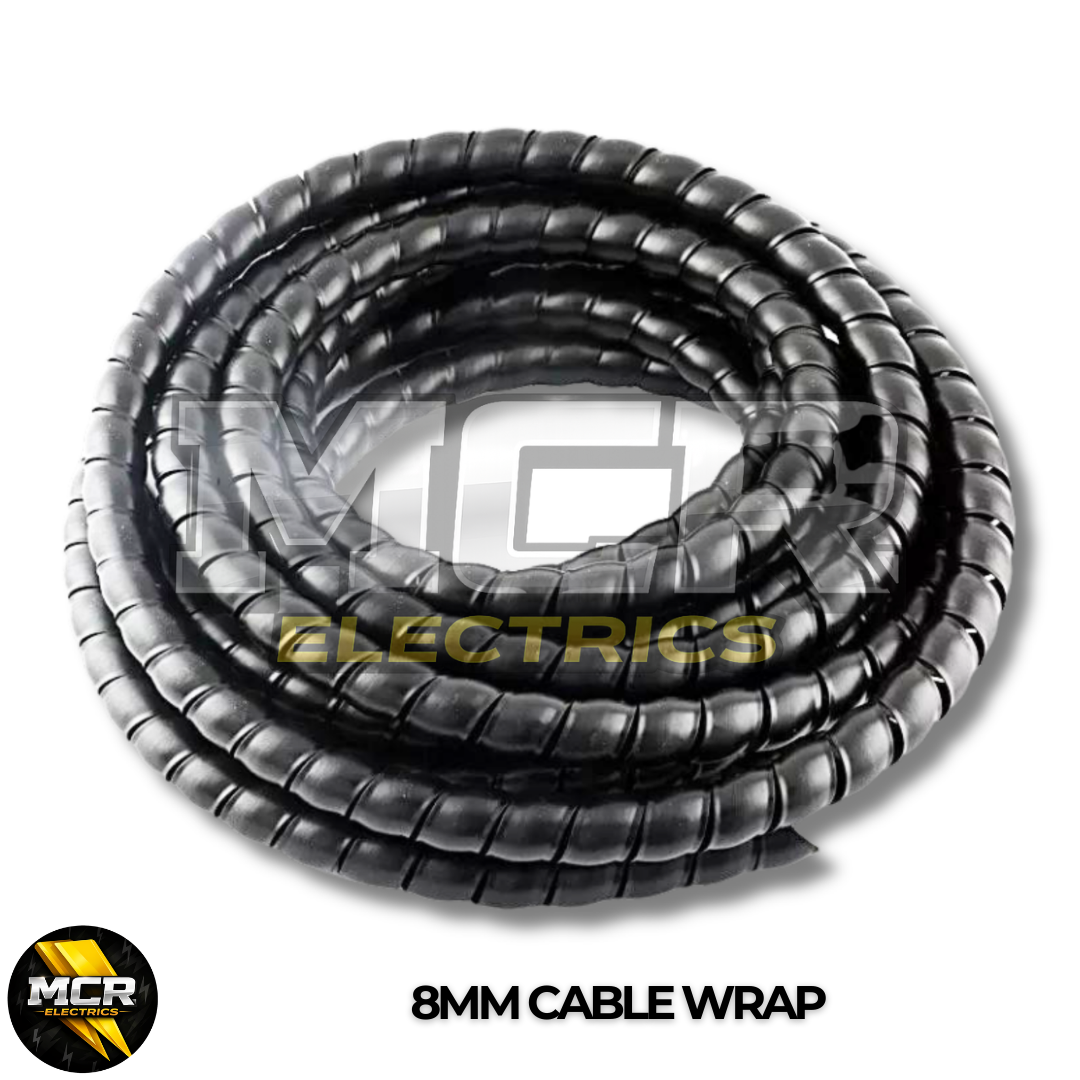 E Bike Spiral Cable Wrap Cable Tidy Management 6 to 15mm Cable 1 Meter Lengths