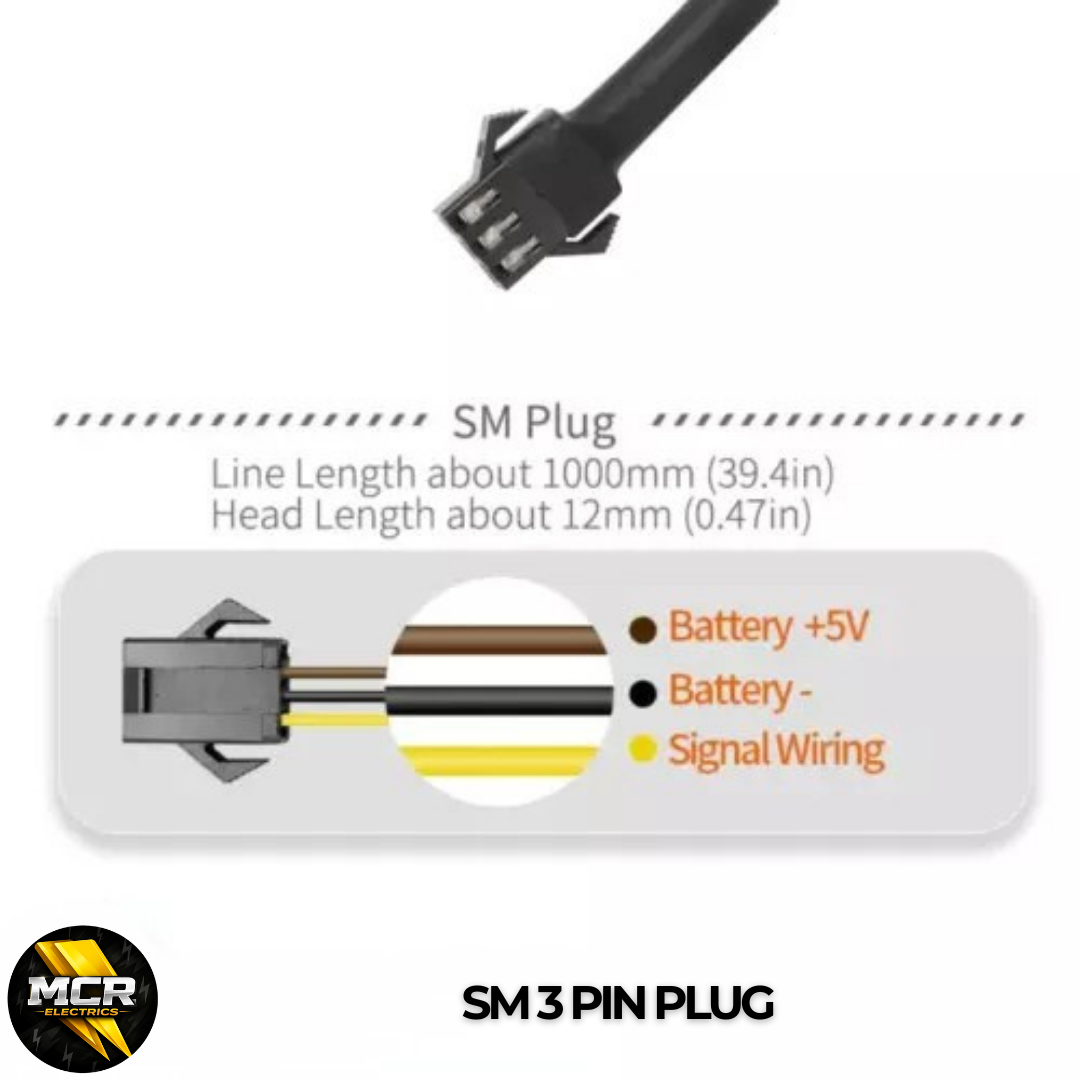 Electric Bike Pedal Assist Cadence Sensor PAS JST SM 3 Pin 8 Magnet E Bike Ring