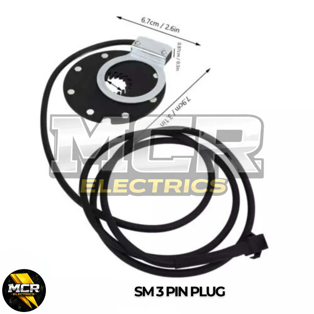 Electric Bike Pedal Assist Cadence Sensor PAS JST SM 3 Pin 8 Magnet E Bike Ring