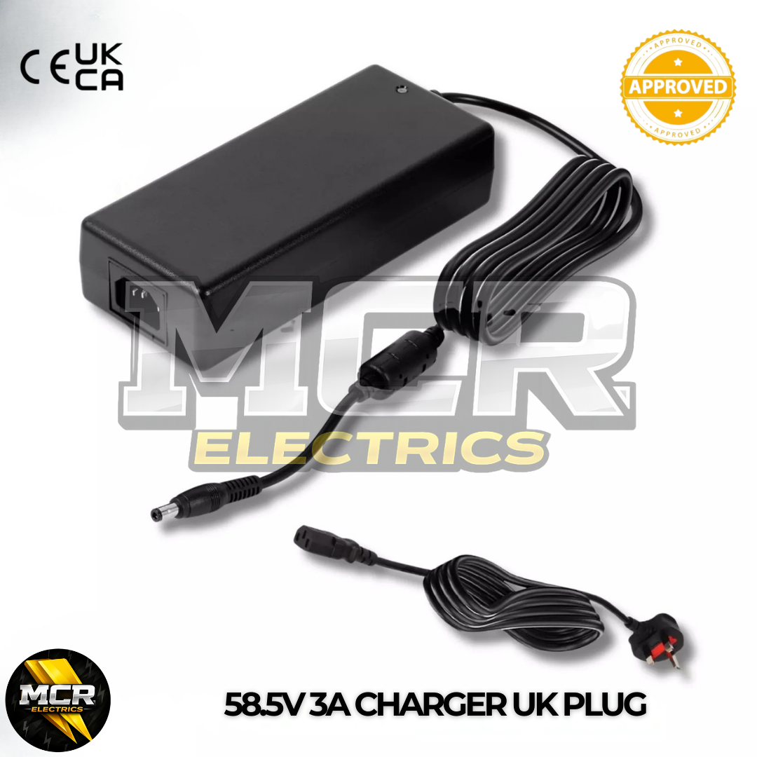 Samsung 52V 20Ah E Bike Battery 50A BMS 21700 Cells XT90 Base 4 Slot + Charger Electric Bicycle 200W-2000W UK