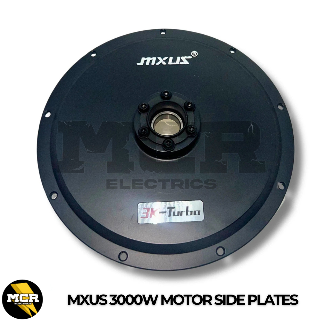 MXUS XF40 45H V3 Motor Side Cover Plate Freewheel & Brake Side Bearing Black