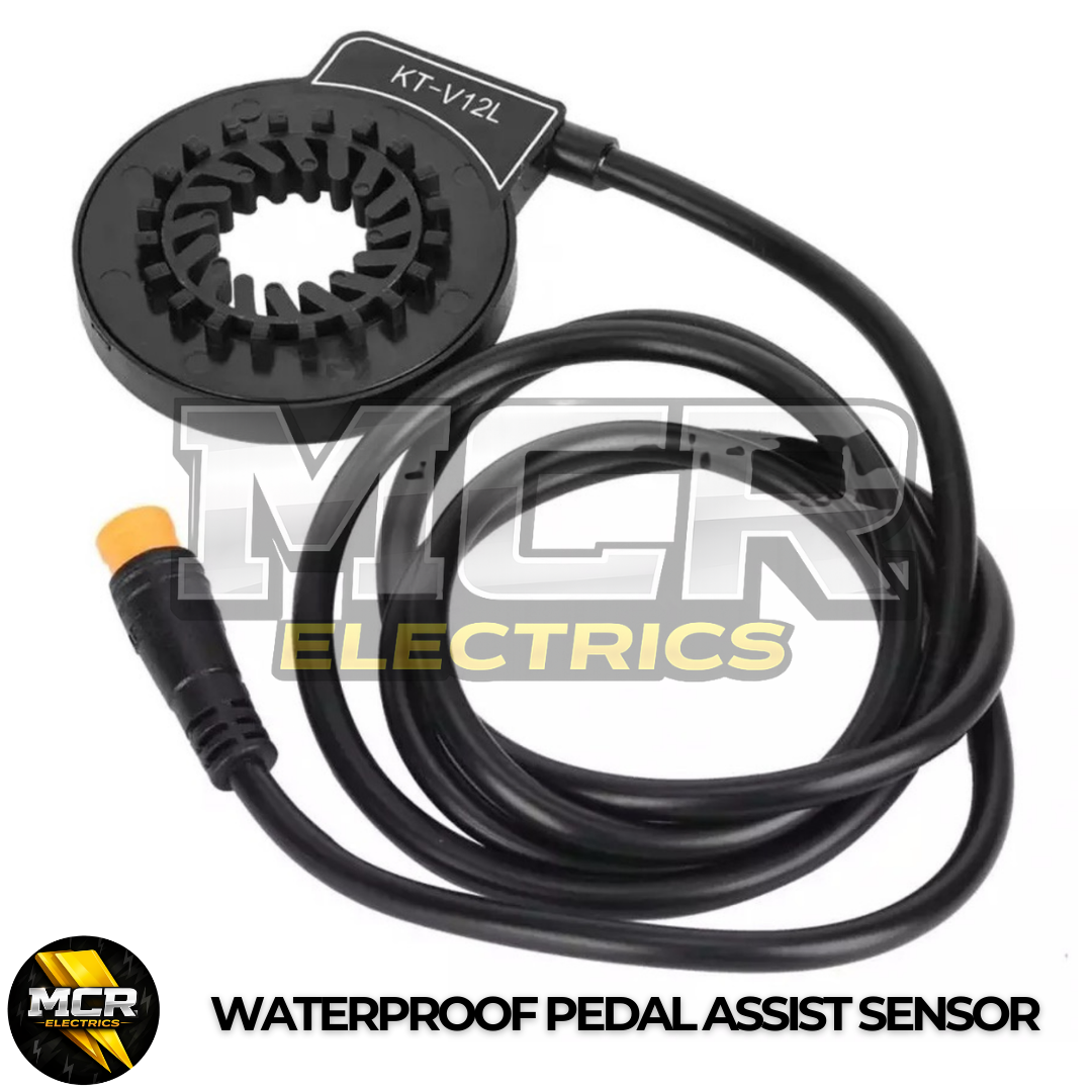 Accessories Electric Waterproof E Bike Pedal Assist Sensor 3 Pin Yellow Juliet Connect For KT Controllers