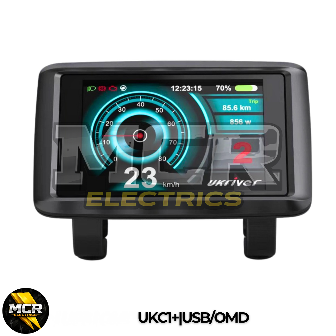 2000W E-Bike Conversion Kit Rear Wheel 50A Controller UKC1 Display 48V 52V Battery Cassette