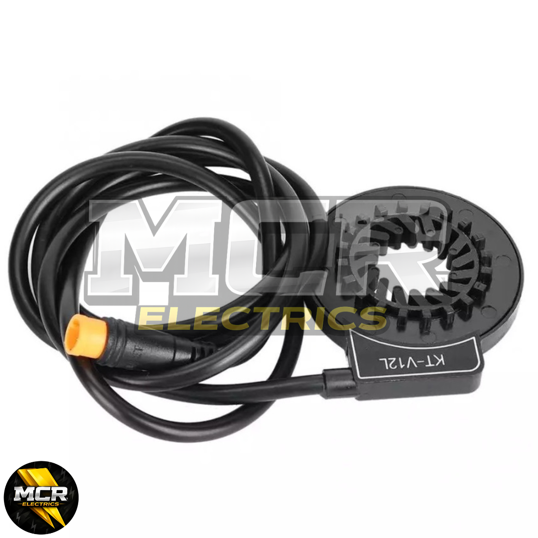 Accessories Electric Waterproof E Bike Pedal Assist Sensor 3 Pin Yellow Juliet Connect For KT Controllers