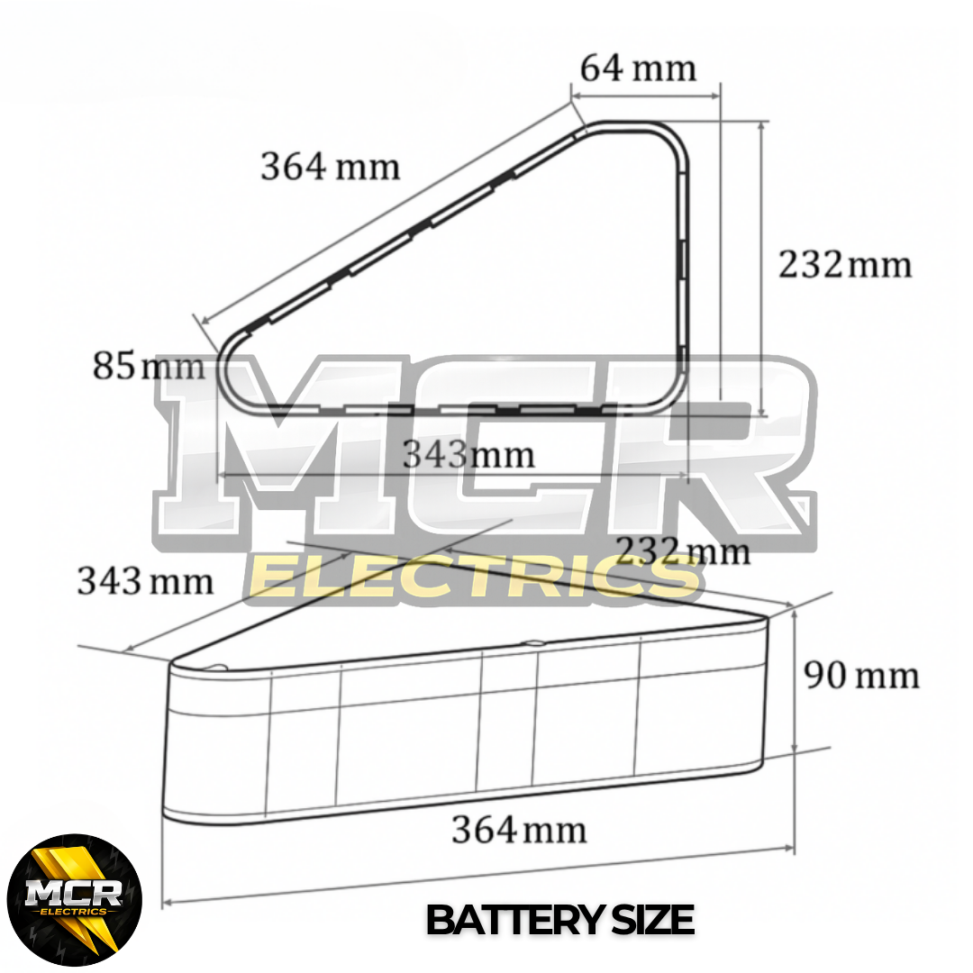 2000W E-Bike Conversion Kit Rear Wheel 50A Controller UKC1 Display 48V 52V Battery Cassette