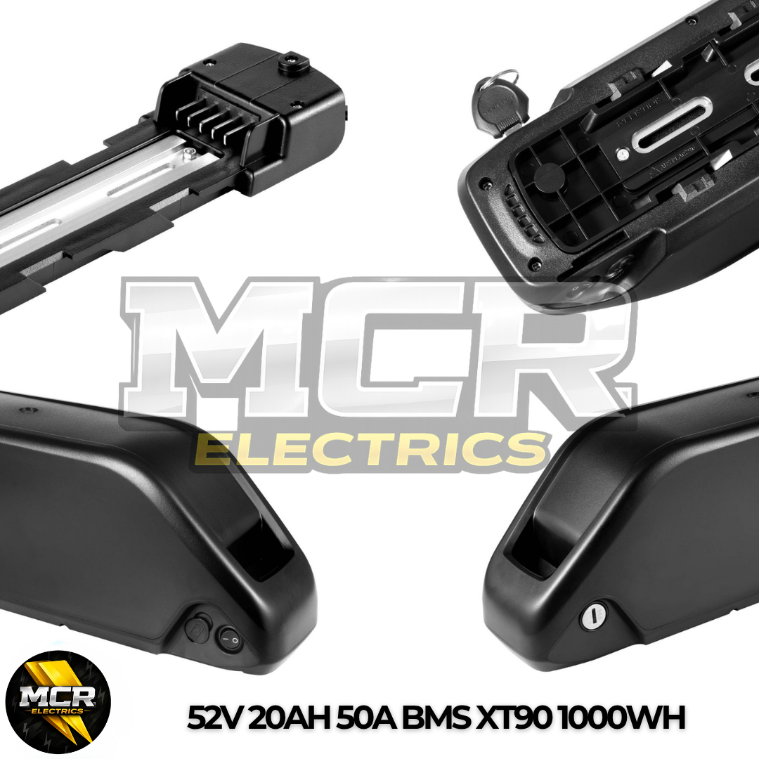 2000W E-Bike Conversion Kit Rear Wheel 50A Controller UKC1 Display 48V 52V Battery Cassette