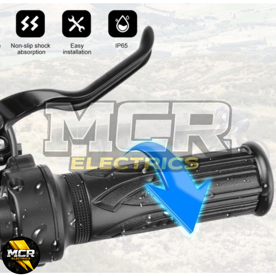 Full Twist Throttle Electric Scooter E Bike Right Hand SM Plug 12V to 72V 22mm