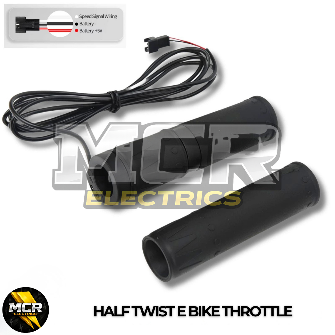 Half Twist Throttle Electric Bike Right Hand Ebike 3 Pin SM Bike 36V/48V/52V/72V