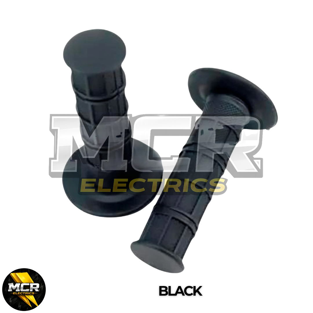 E Bike Twist Throttle Grips MX Enduro Tapered Dual Compound Diamond Soft