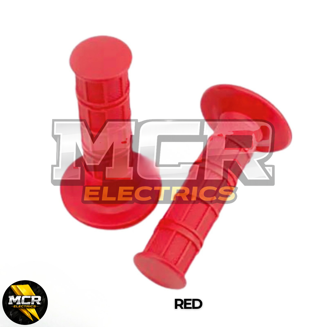 E Bike Twist Throttle Grips MX Enduro Tapered Dual Compound Diamond Soft