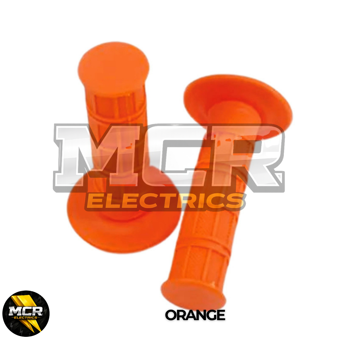 E Bike Twist Throttle Grips MX Enduro Tapered Dual Compound Diamond Soft