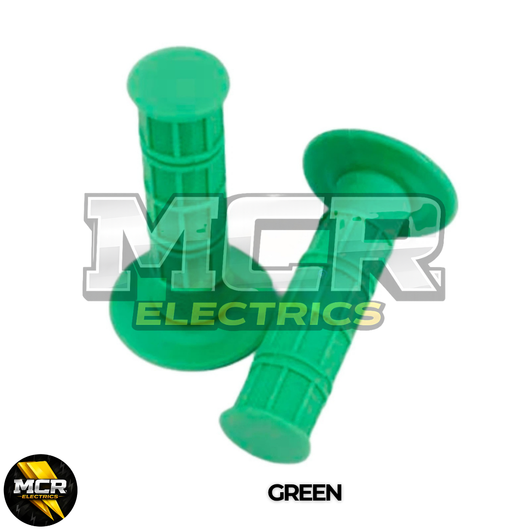 E Bike Twist Throttle Grips MX Enduro Tapered Dual Compound Diamond Soft