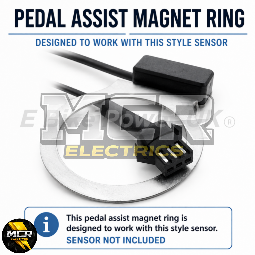 Hollowtech 12 Magnet Pedal Assist Sensor Ring | Aluminium PAS Disc for Hollowtech Bottom Brackets | E-Bike Conversion Kit Compatible