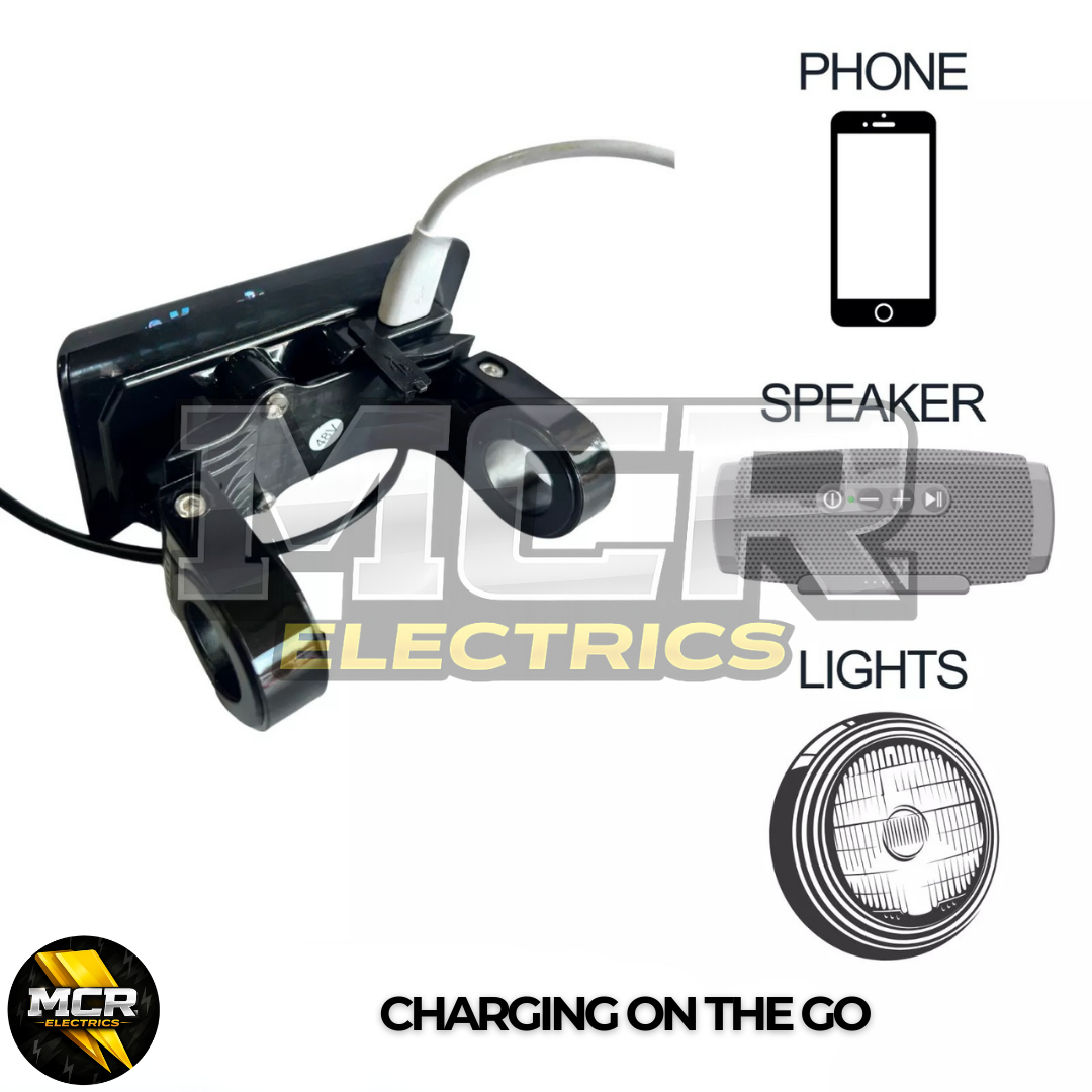 Full Colour E Bike Display SW900 36V-72V USB Port Electric Bicycle Scr – MCR_ELECTRIC