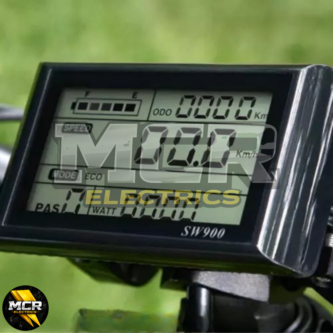 SW900 LCD Display Control Panel 24V 36V 48V 52V 60V 72V E Bike Electric Bicycle Screen 5 Pin