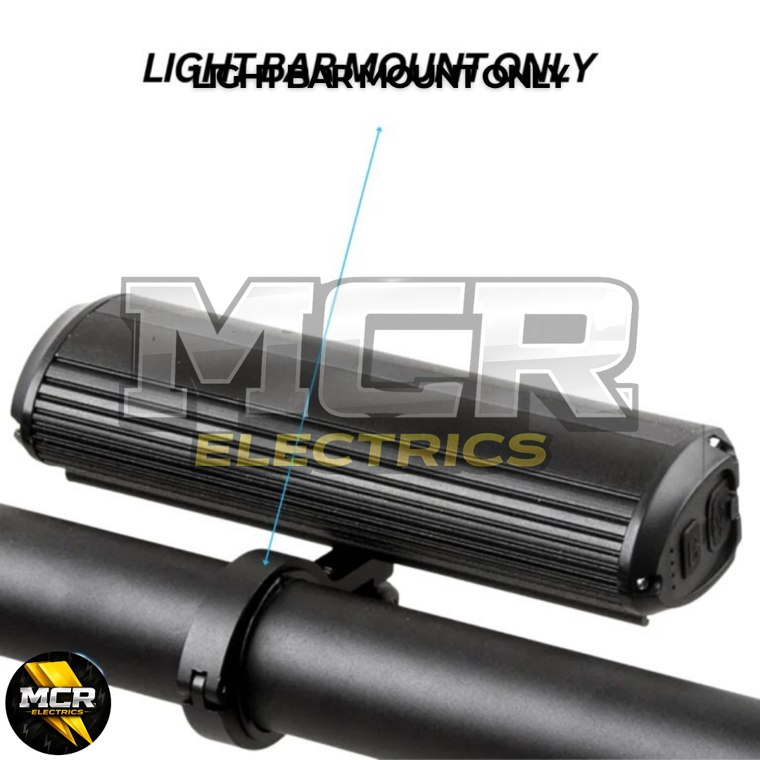 Universal LED Bike Light Bar Mount – Handlebar Clamp Only 22MM – 35MM