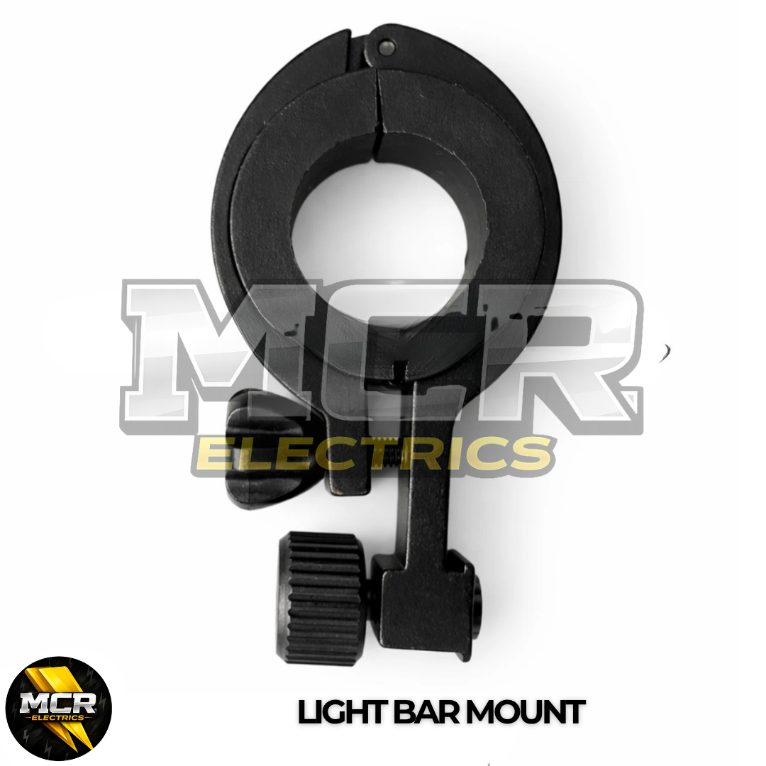 Universal LED Bike Light Bar Mount – Handlebar Clamp Only 22MM – 35MM