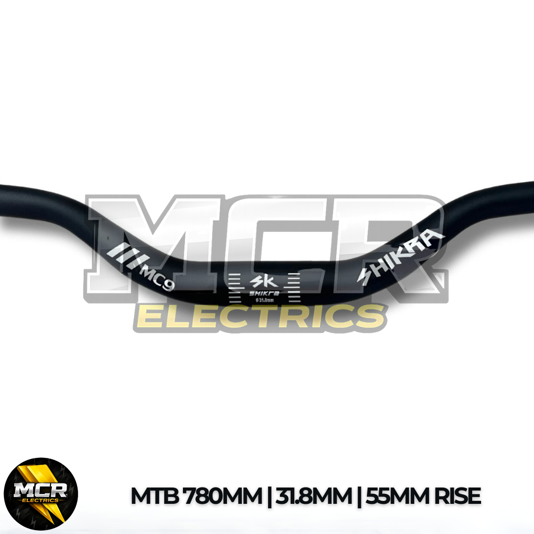 High Rise Handlebar 780mm Wide 55mm Rise 31.8mm Stem E-Bike Surron Talaria Bars