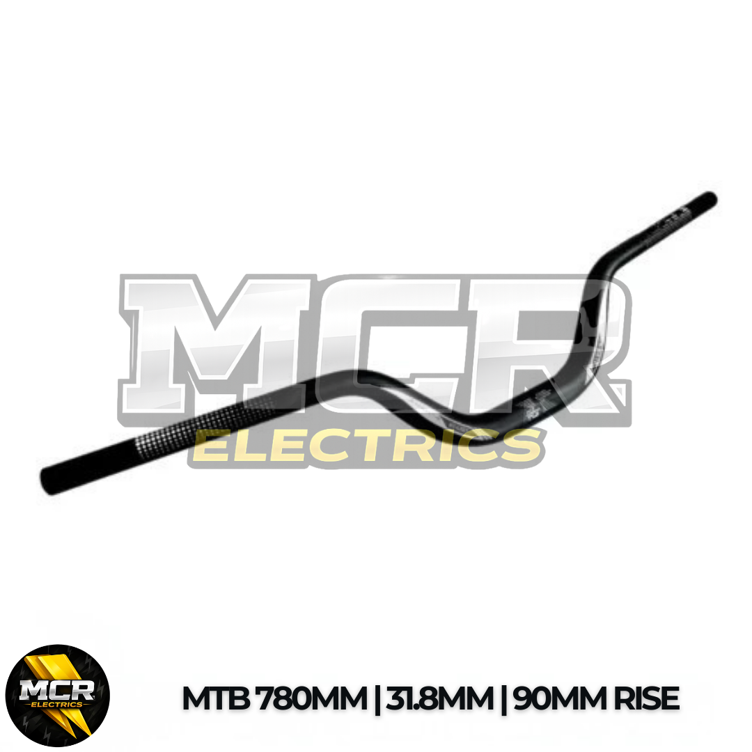 High Rise Handlebar 780mm Wide 90mm Rise 31.8mm Stem E-Bike Sur Ron Talaria Bars