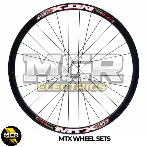MTX 39 Front Wheel E Bike 20″ 24″ 26″ 27.5″ 29″ Thru Axle QR 110mm 100mm Dropout