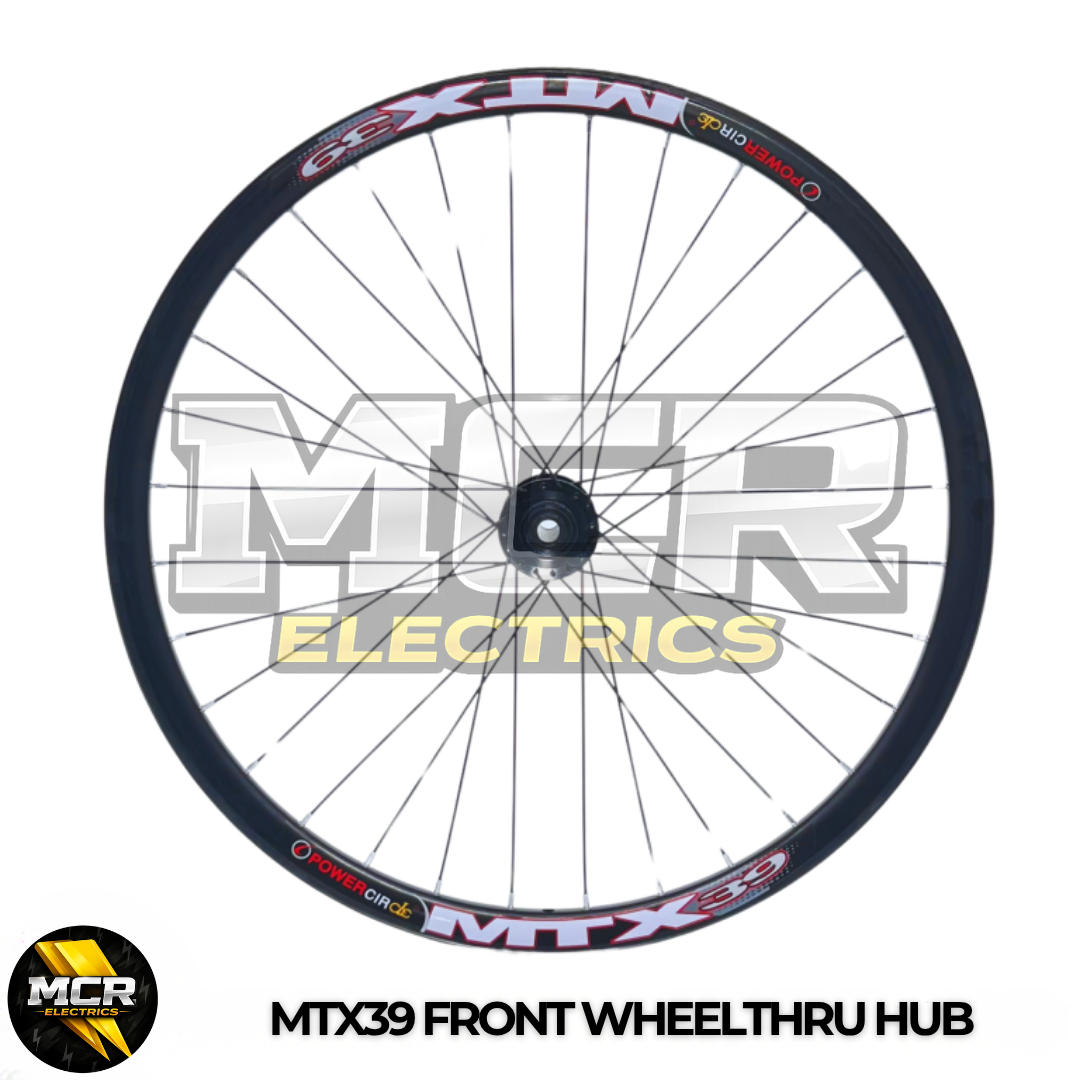 MTX 39 Front Wheel E Bike 20″ 24″ 26″ 27.5″ 29″ Thru Axle QR 110mm 100mm Dropout