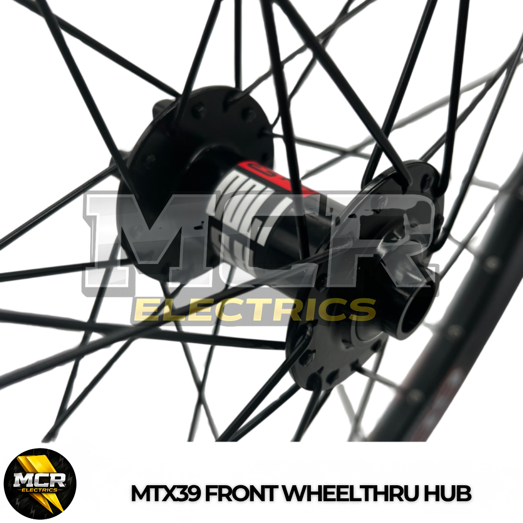 MTX 39 Front Wheel E Bike 20″ 24″ 26″ 27.5″ 29″ Thru Axle QR 110mm 100mm Dropout