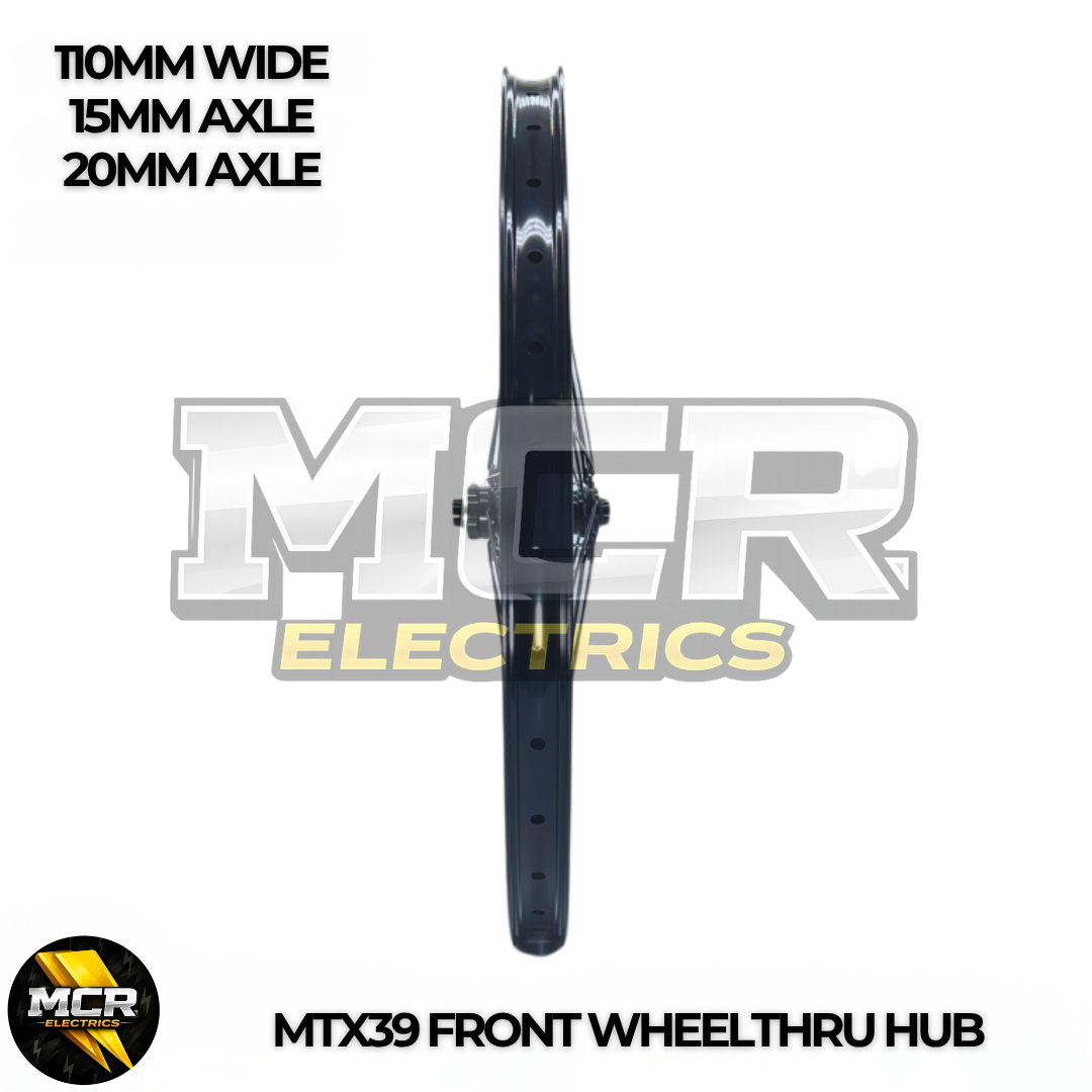 MTX 39 Front Wheel E Bike 20″ 24″ 26″ 27.5″ 29″ Thru Axle QR 110mm 100mm Dropout