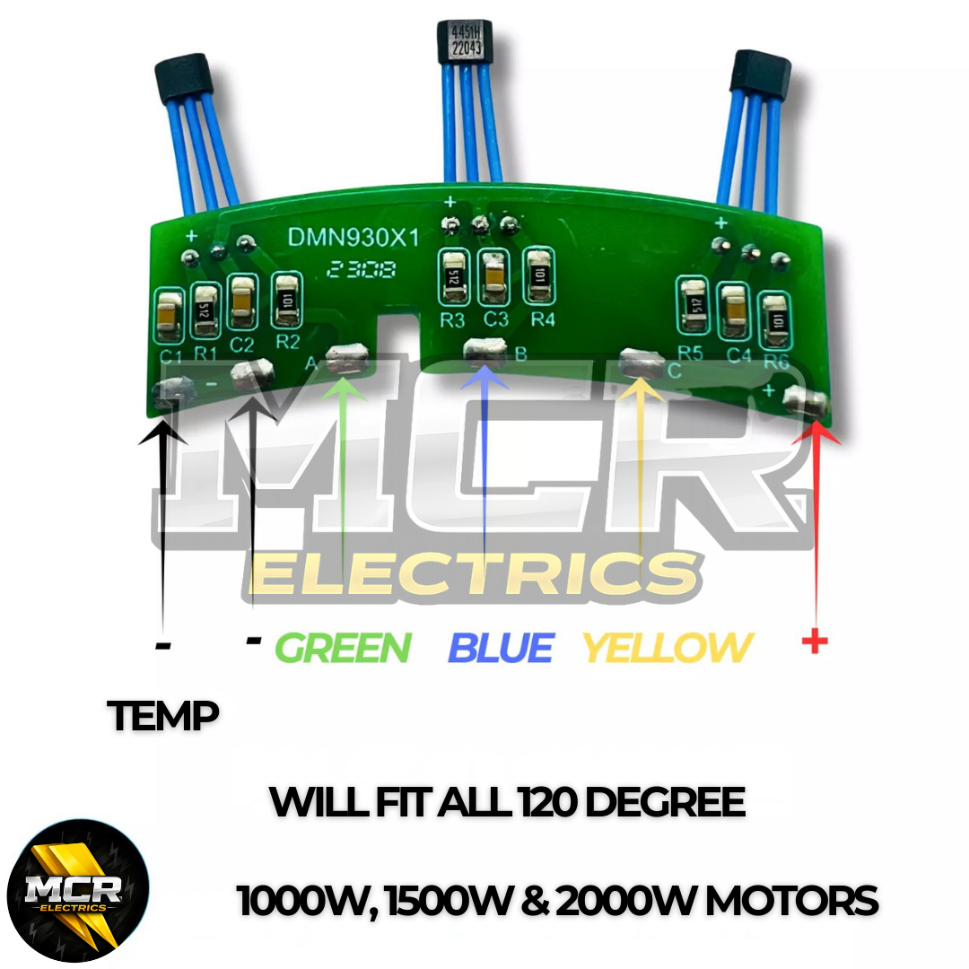 E Bike Hall Sensor Electric Motor Circuit Board PCB 4451H 441F Plate 1KW 2KW 3K