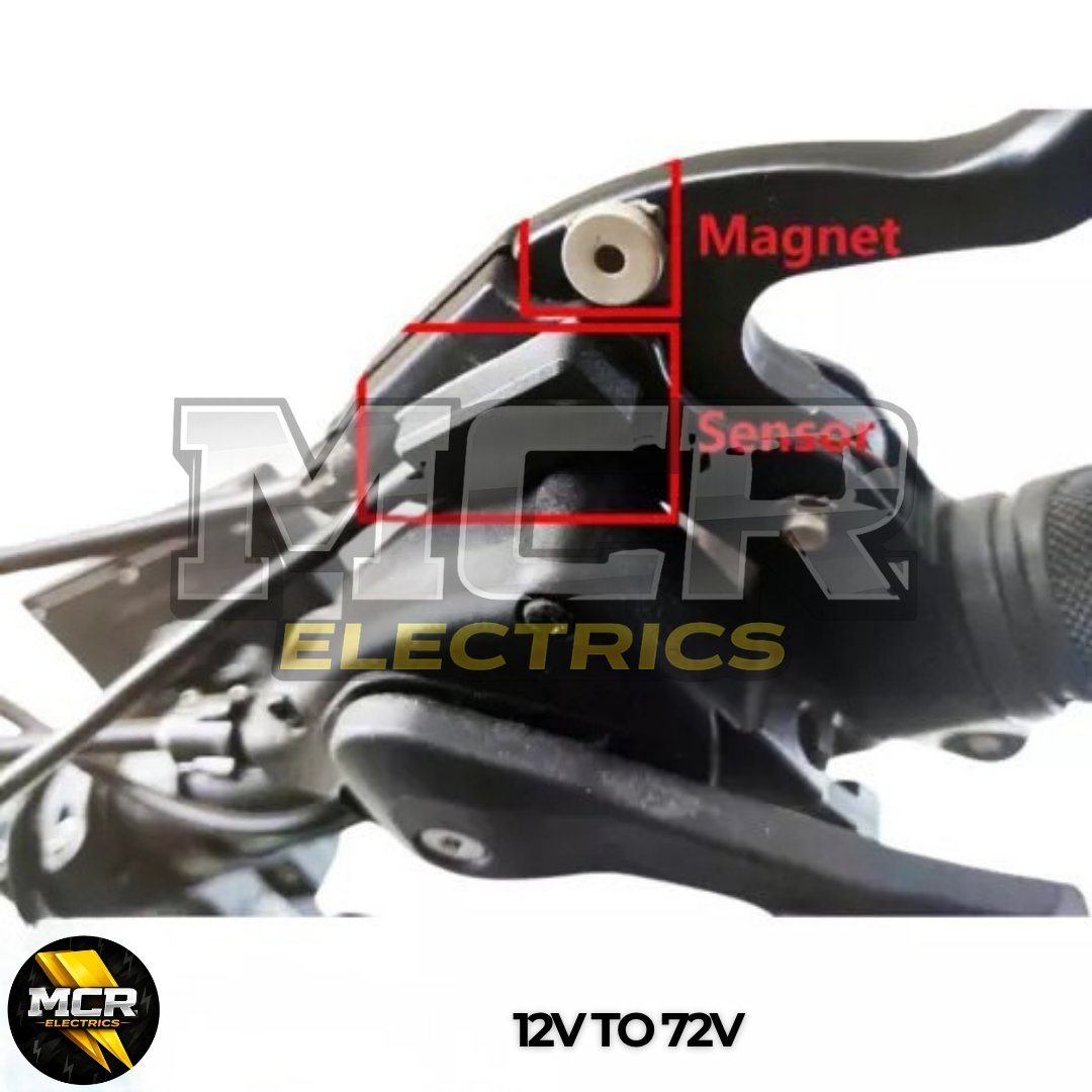 Magnetic E Bike Hydraulic Cable Brake Sensors SM Plug Brake Cut Off Switch 1 Set