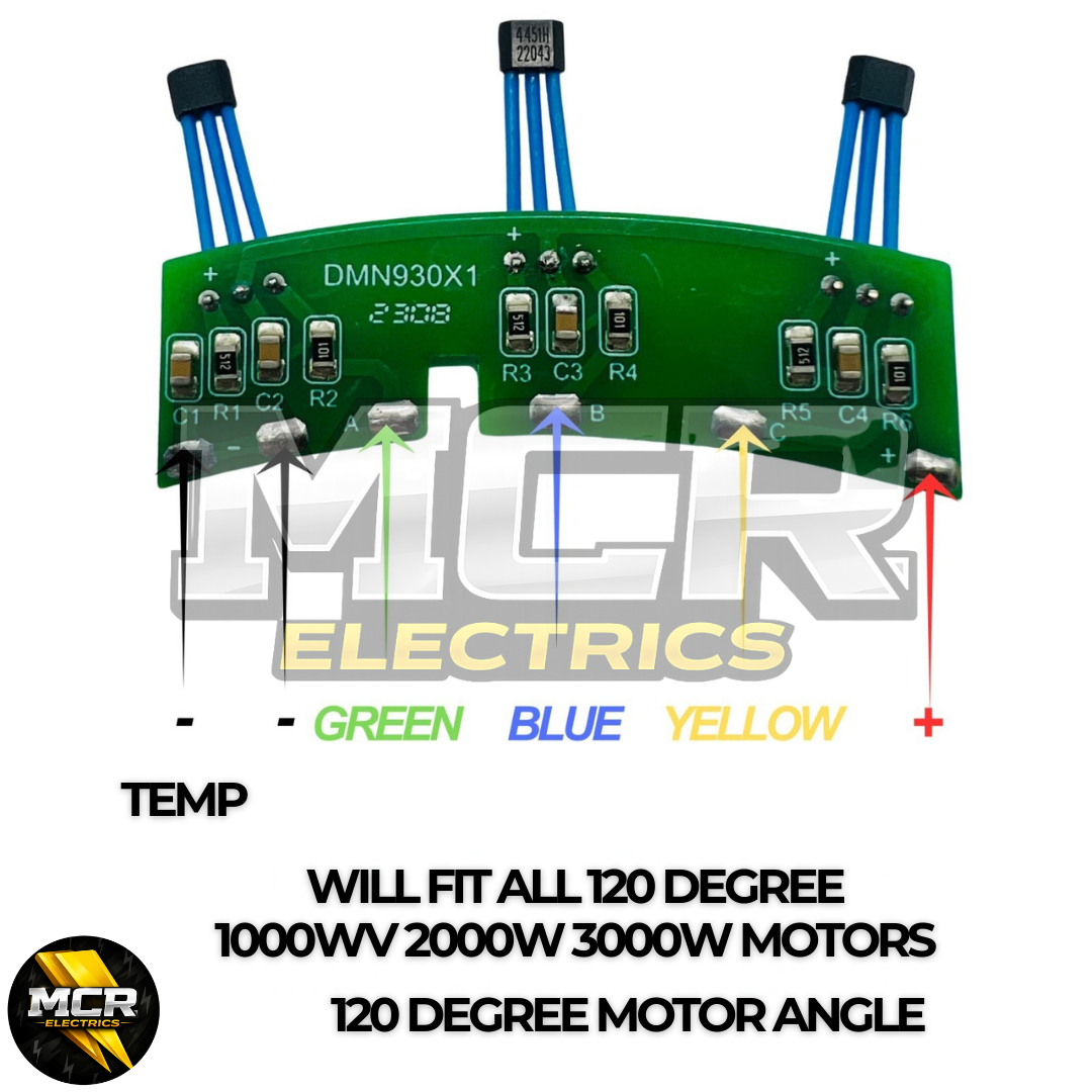 E Bike Hall Sensor Electric Motor Circuit Board PCB 4451H 441F Plate 1KW 2KW 3K