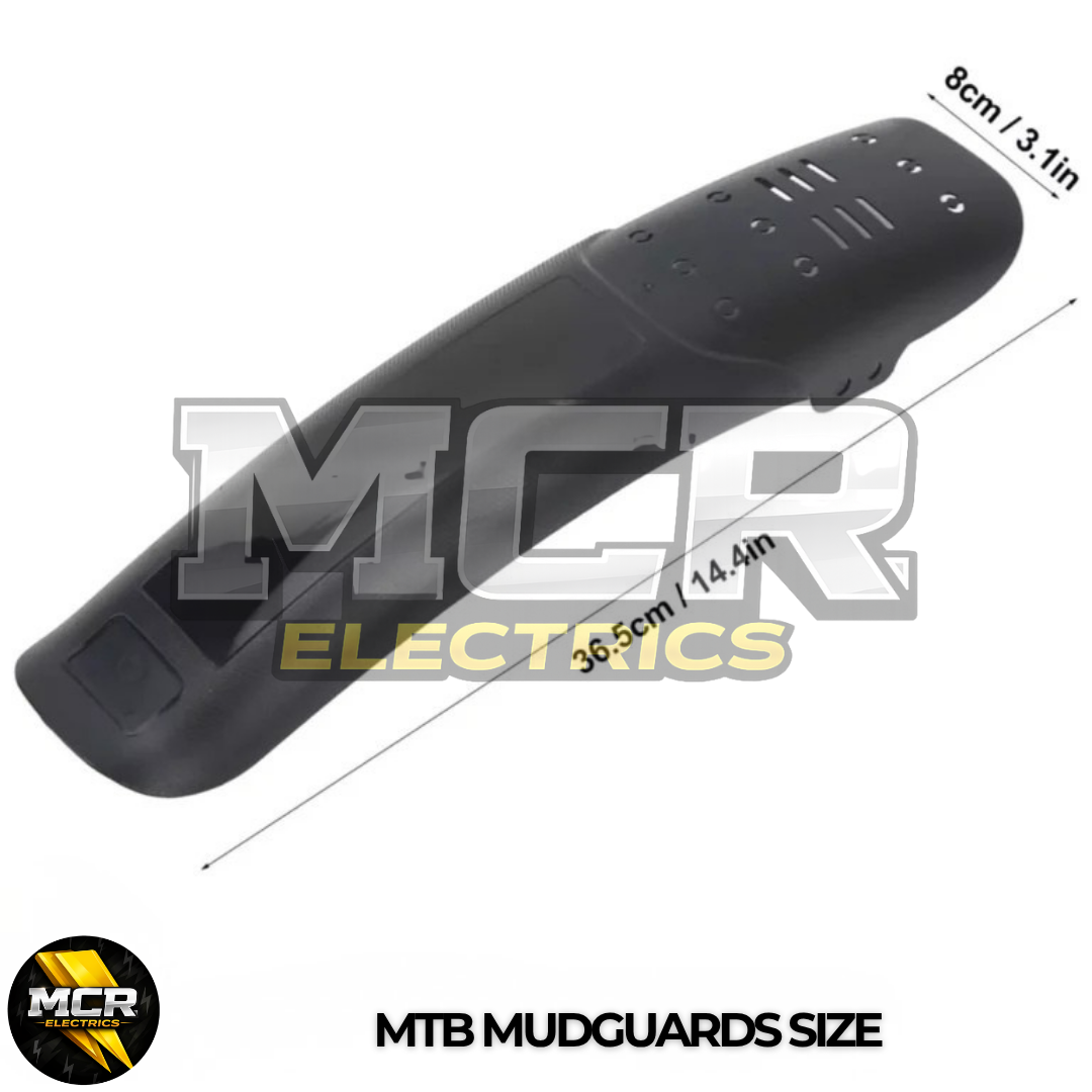MTB Mudguards Front Rear 2 Pack Mudhugger Fender Universal Fit 26″ 27.5″ 29″