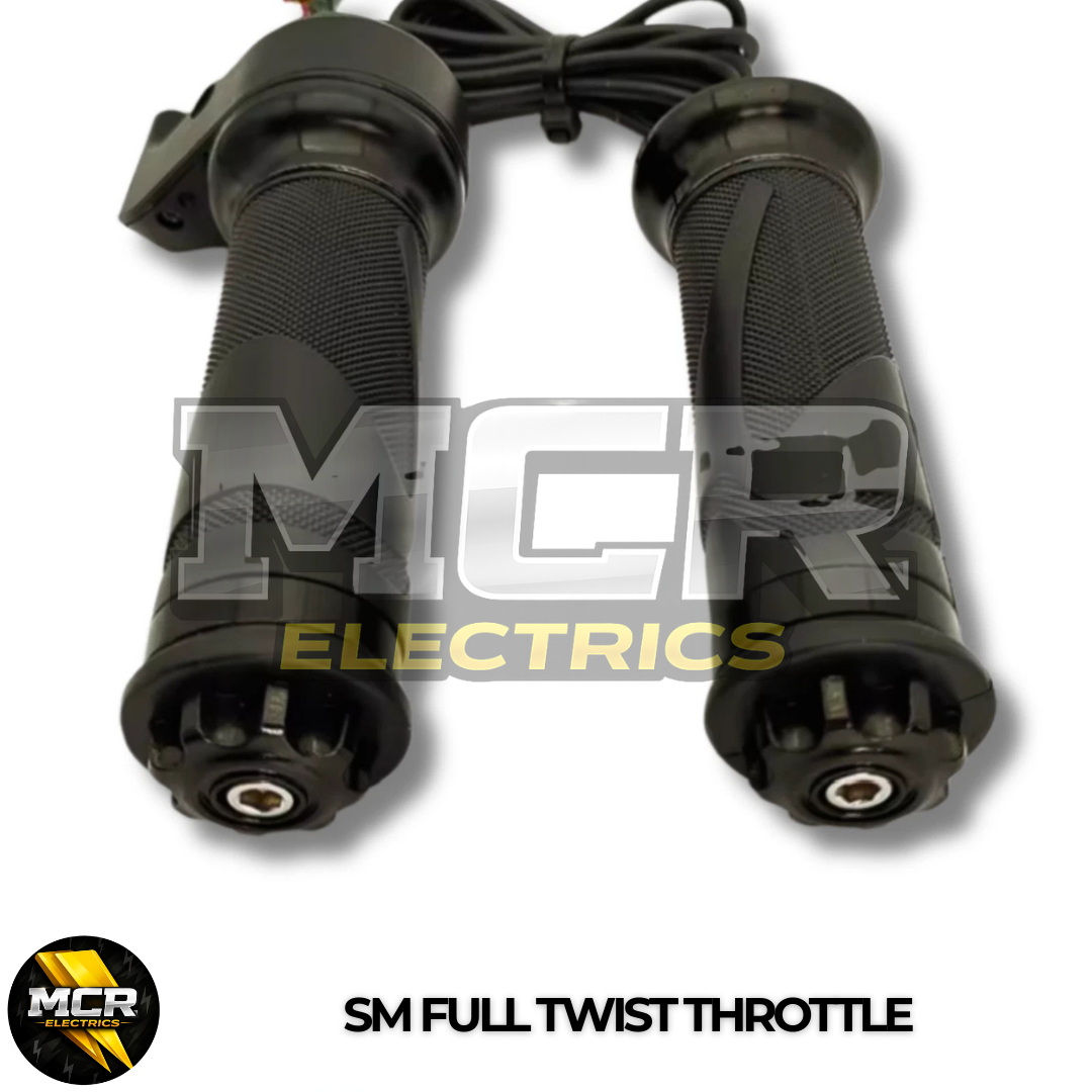 Full Twist Throttle Electric Bike Right Hand Ebike 3 Pin SM Bike 36V/48V/52V/72V
