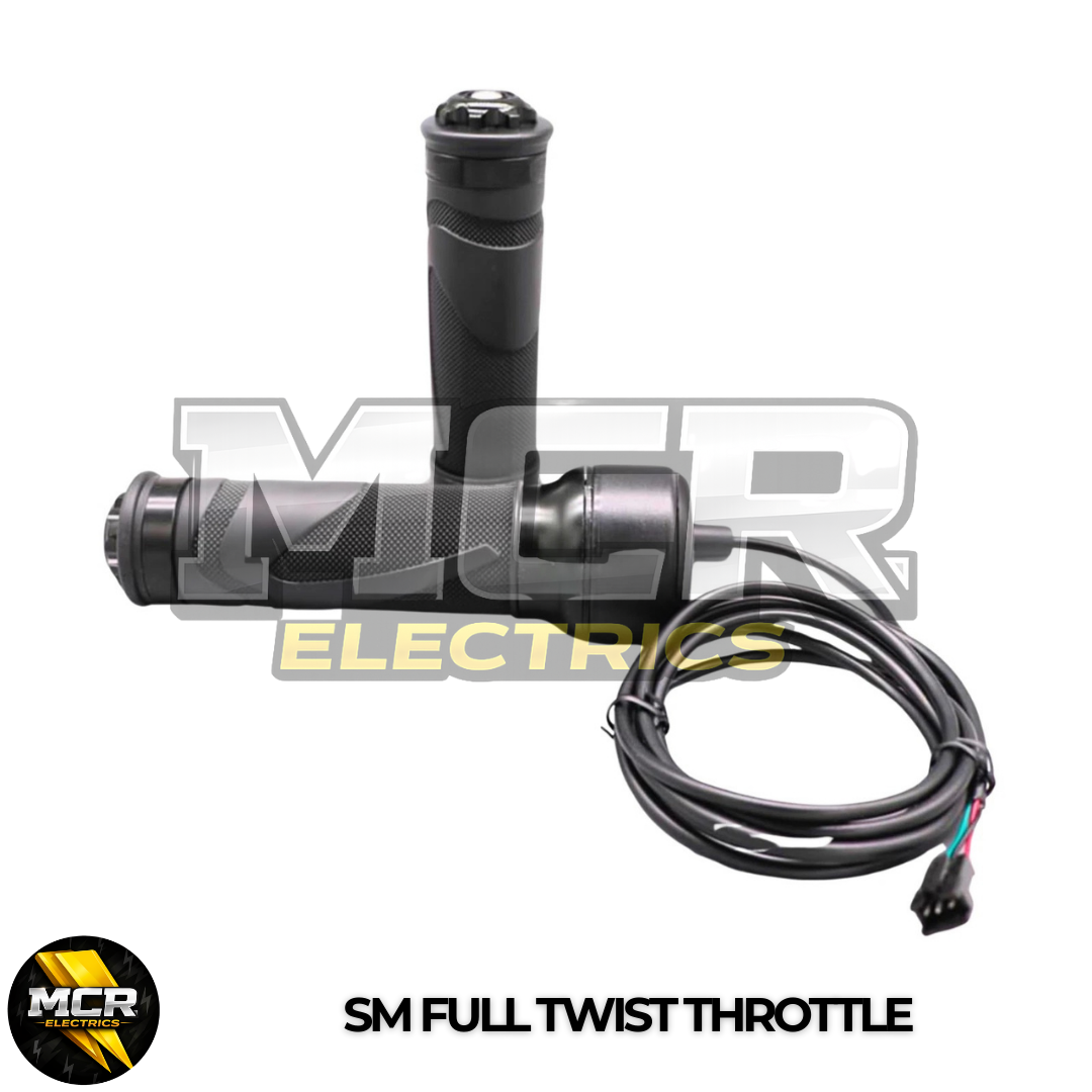 Full Twist Throttle Electric Bike Right Hand Ebike 3 Pin SM Bike 36V/48V/52V/72V