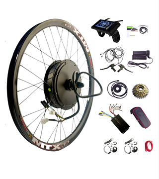 Original supplier product image of 3000W MTX rear hub kit and SW966 display
