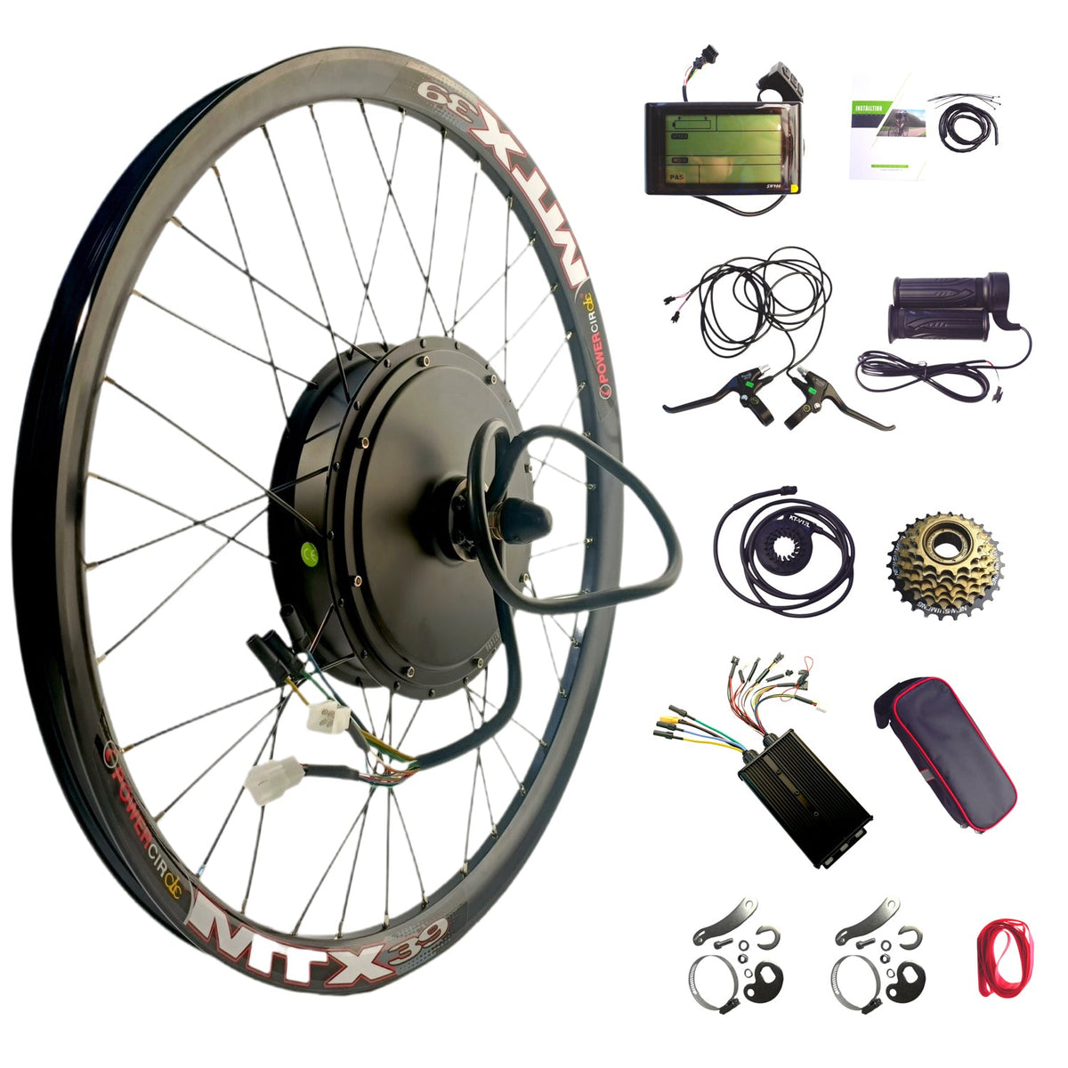 Original supplier photo of the 3000W XT150 SW900 kit