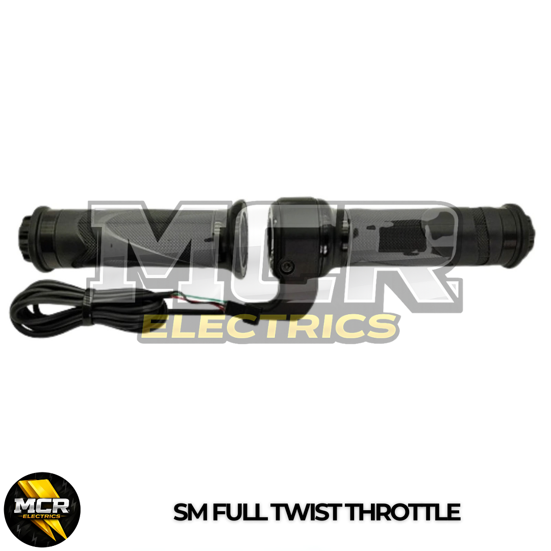 Full Twist Throttle Electric Bike Right Hand Ebike 3 Pin SM Bike 36V/48V/52V/72V