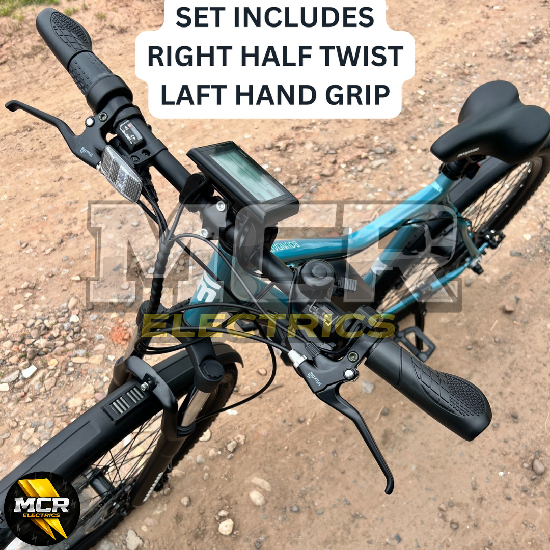 Half Twist Throttle Electric Ebike Right Hand 3 Pin E Bike Grip Twist Throttle