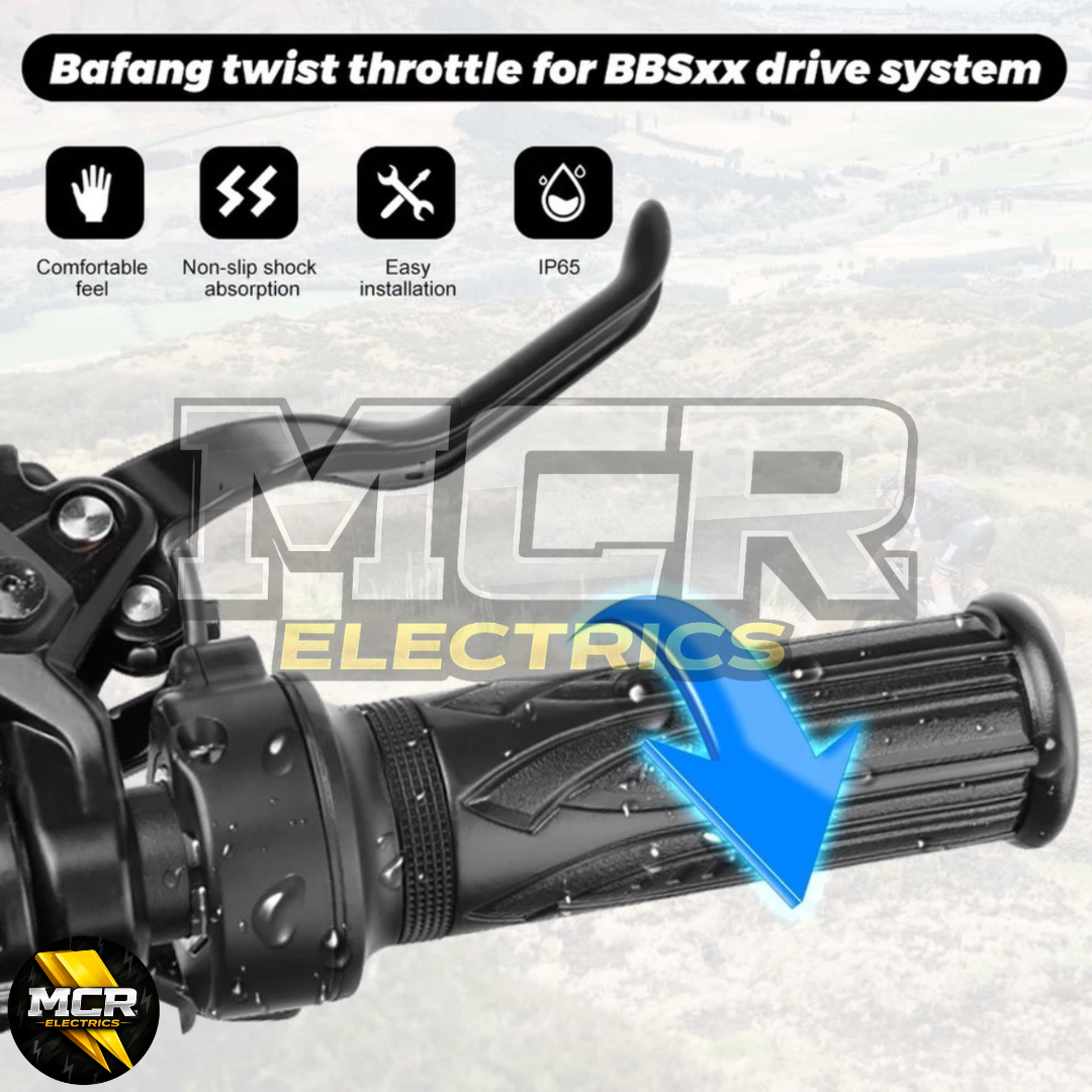 Full Twist Throttle Electric E-Bike Right Hand 3 Pin E Bike Grip Twist Throttle
