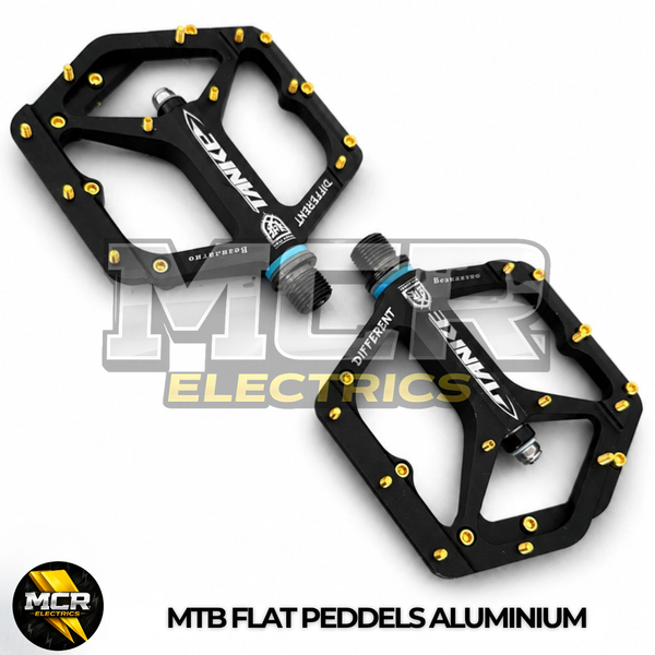 TANKE MTB Bike Pedals Flat Sealed Bearing 9/16″ Aluminium Alloy Bicycle Pedals