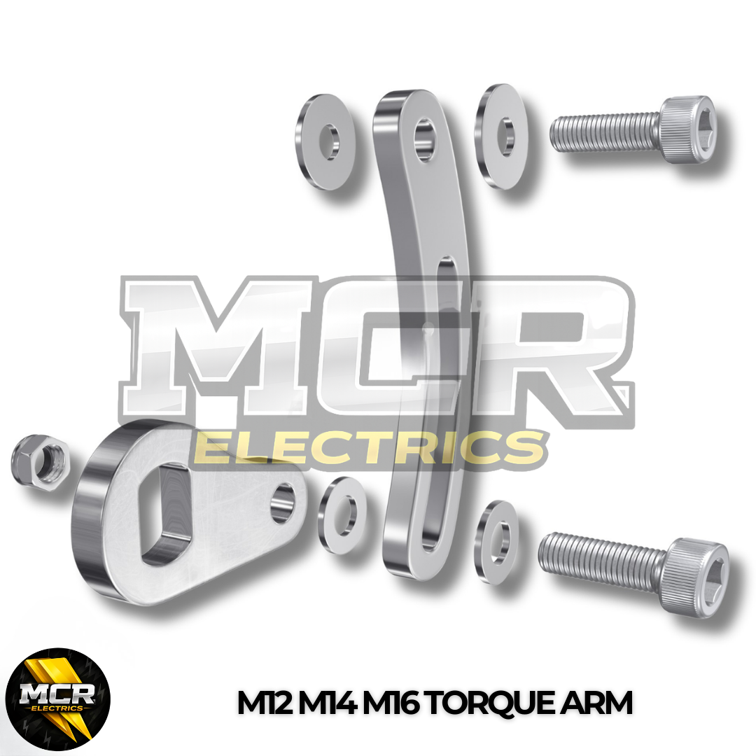 Heavy Duty Universal Torque Arm 6mm Thick Stainless Steel M12 M14 Axle Fitment