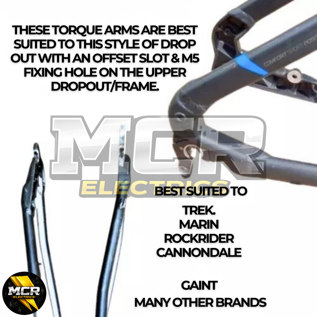 Heavy Duty Universal Torque Arm 6mm Thick Stainless Steel M12 M14 Axle Fitment