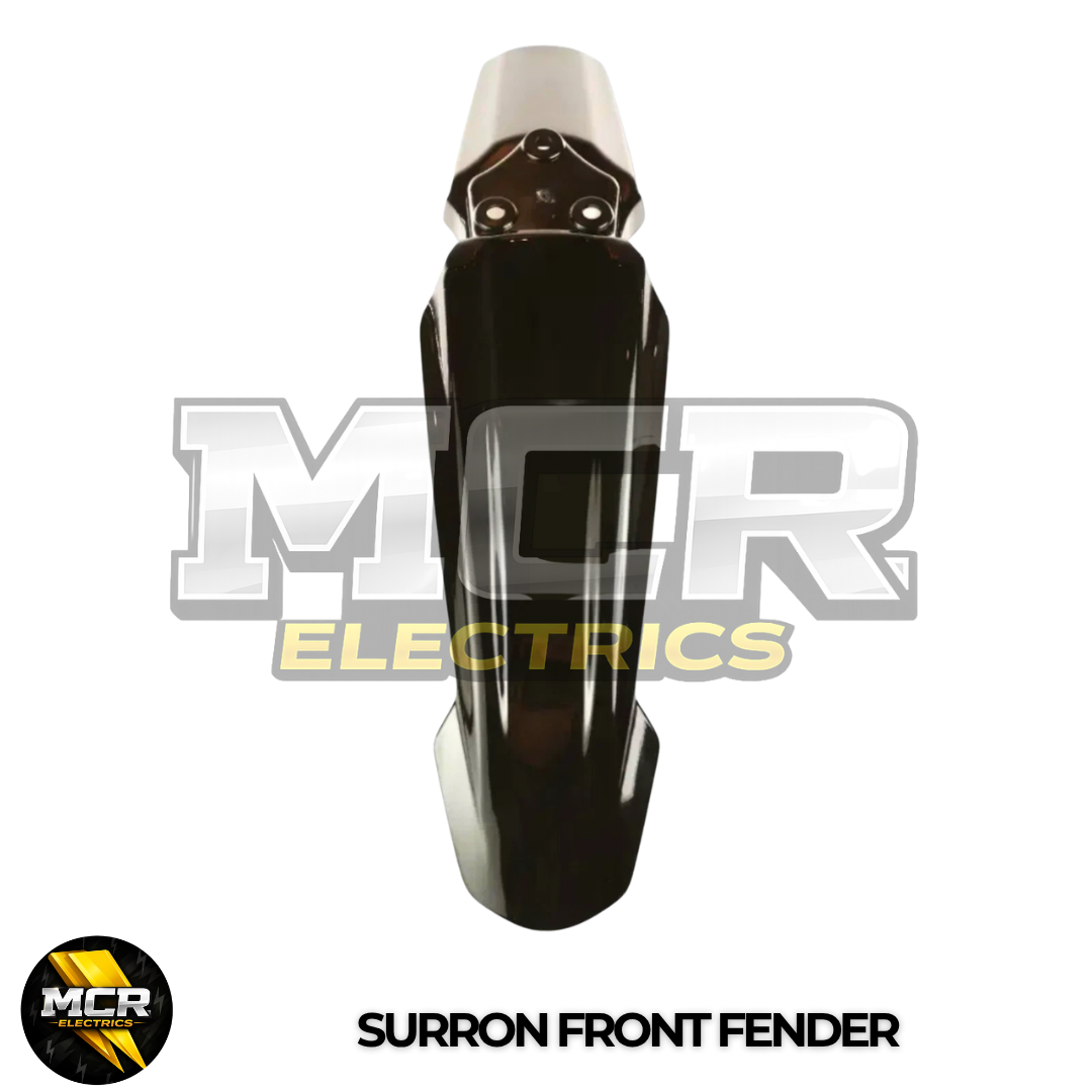 Gloss Black Front Fender Mudguard For Sur Ron Light Bee X S Electric Bike DNM