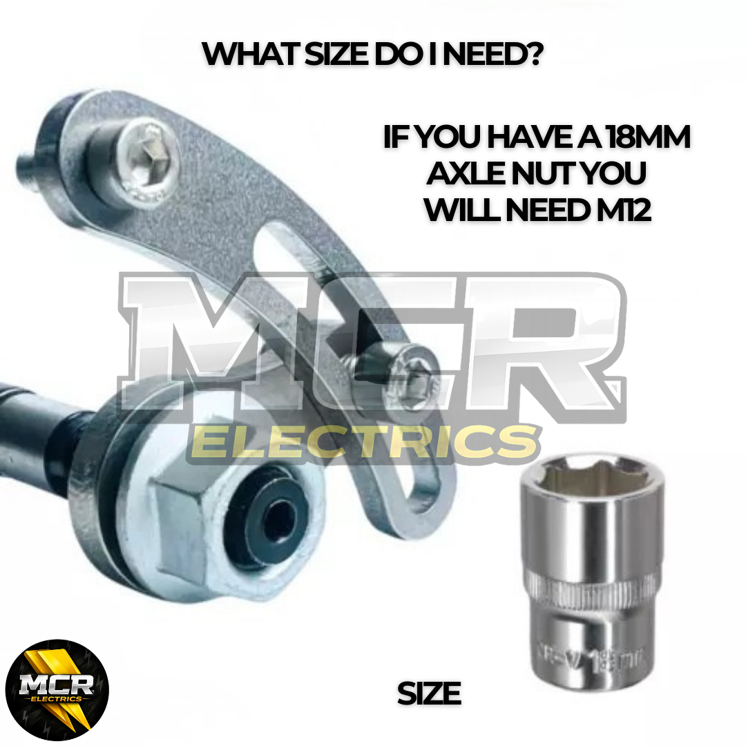 Heavy Duty Universal Torque Arm 6mm Thick Stainless Steel M12 M14 Axle Fitment