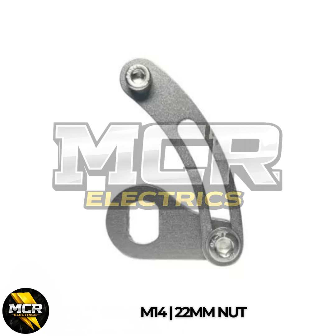 Heavy Duty Universal Torque Arm 6mm Thick Stainless Steel M12 M14 Axle Fitment