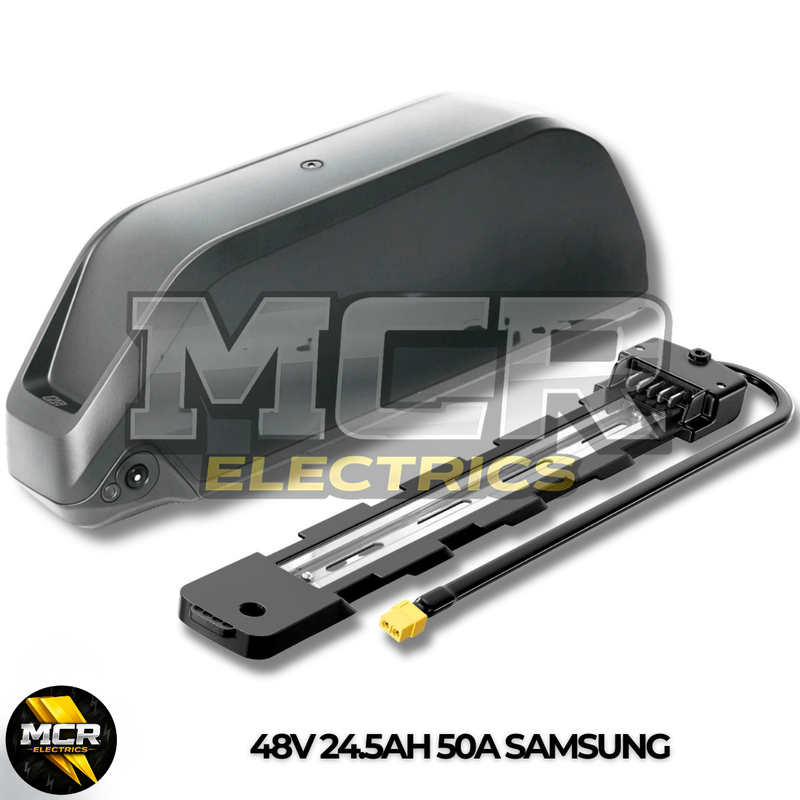 48V 24.5AH E-Bike Battery 50A BMS Poly 9 Hailong Grade A Samsung 18650 3500mah Cells