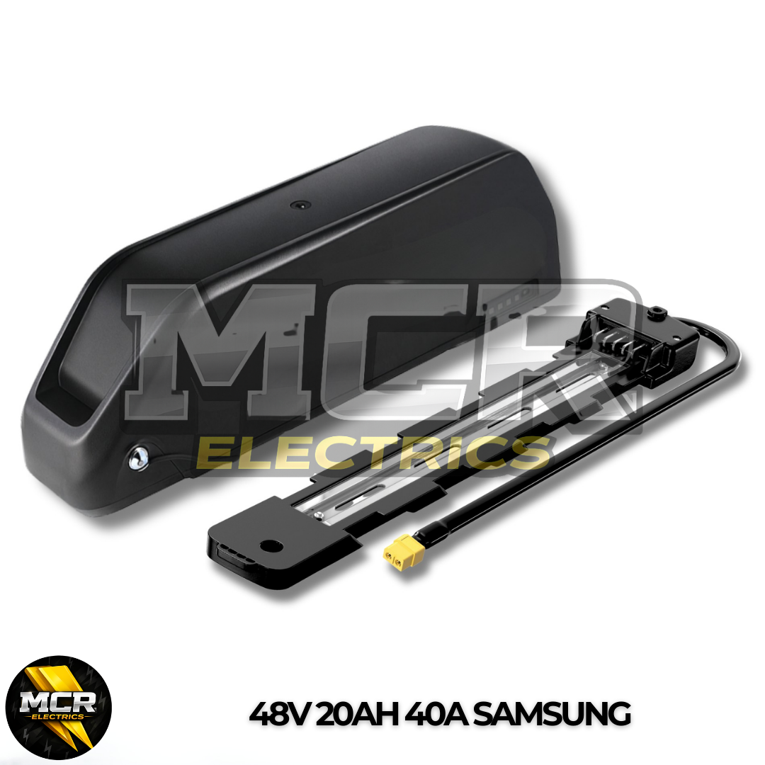 48V 20Ah E-Bike Battery | Samsung 21700 Cells 40A BMS XT90 + Charger UK | 250W-1500W
