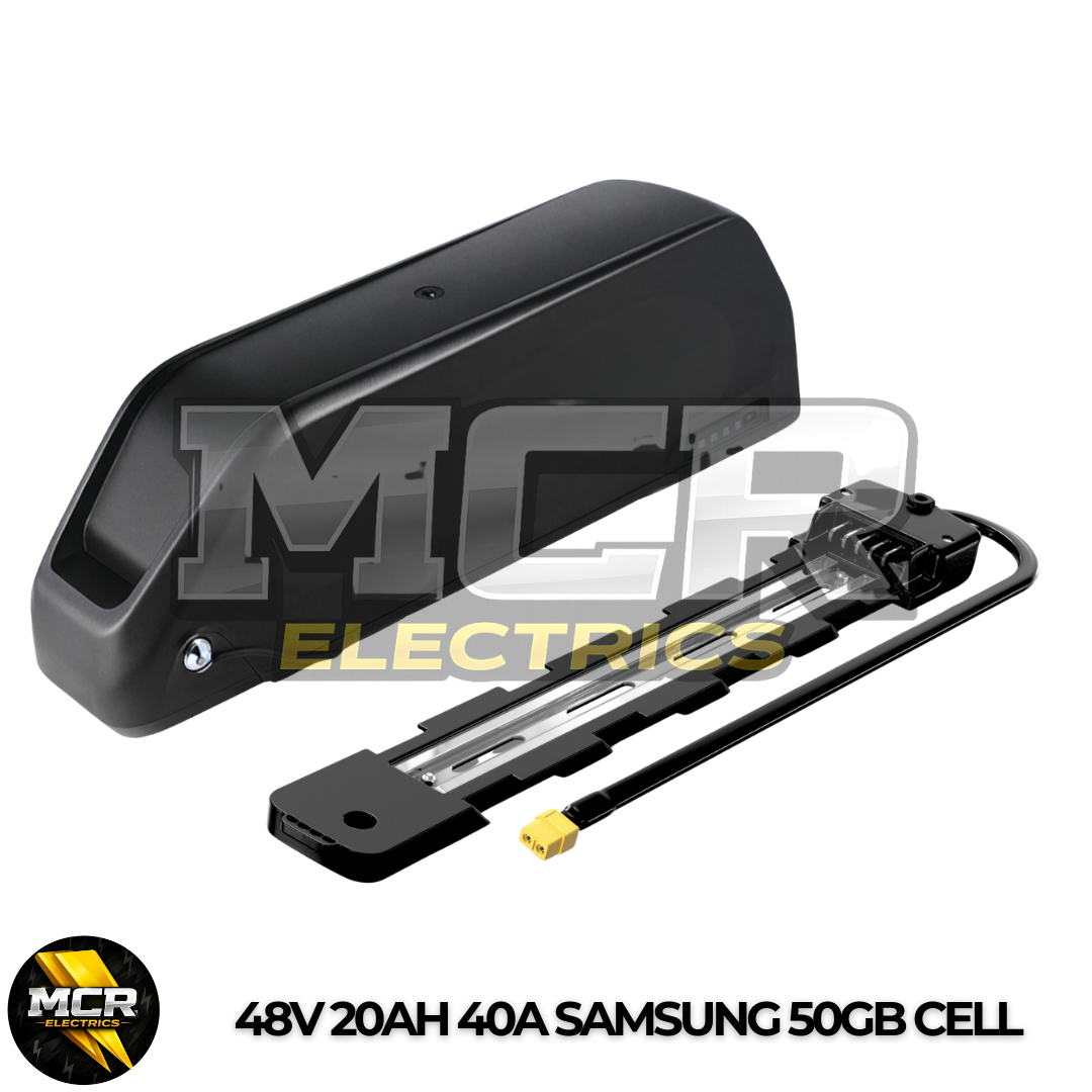 48V 20Ah E-Bike Battery | Samsung 21700 Cells 40A BMS XT90 + Charger UK | 250W-1500W