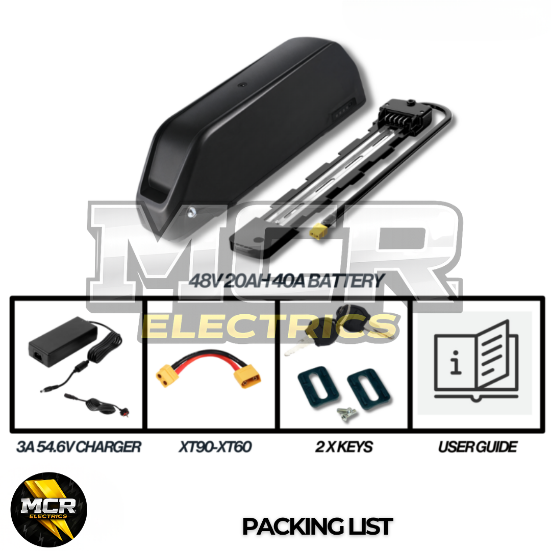 Ultimate MTX 48V 250W Road Legal E Bike Conversion Kit HG Cassette 1-11 Speed Rear Wheel | 48V 19.2AH LG Battery