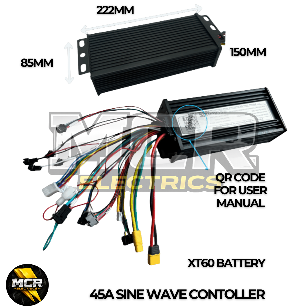 The Ultimate 2000W 45A 72V 20AH 60A Rear Wheel EBike Conversion Kit Original MTX39 Rim High Torque Motor