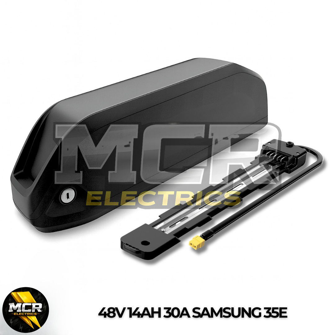 48V 14Ah Hailong E-Bike Battery Samsung 18650 Downtube Poly 6 XT60 UK Charger Samsung Grade A 18650 Cells